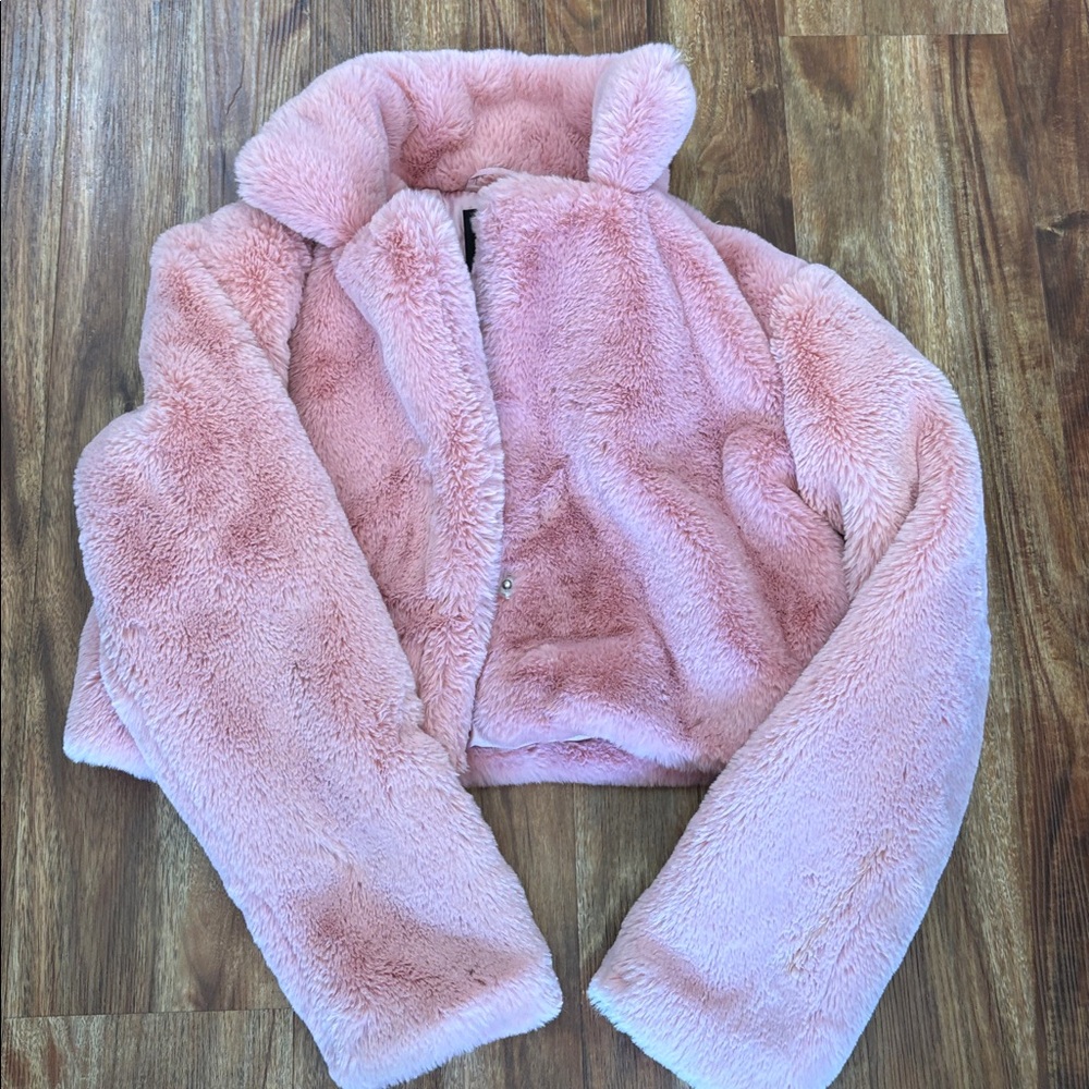 Puffy pink jacket